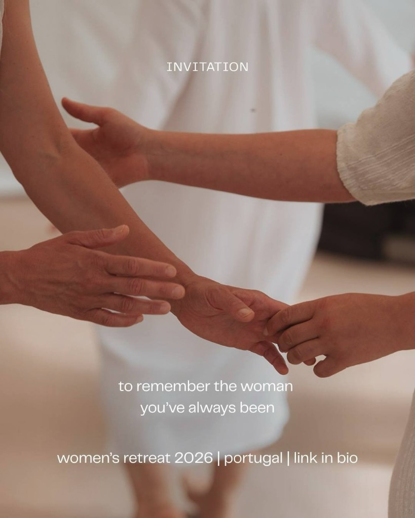 Hands reaching toward one another during a circle